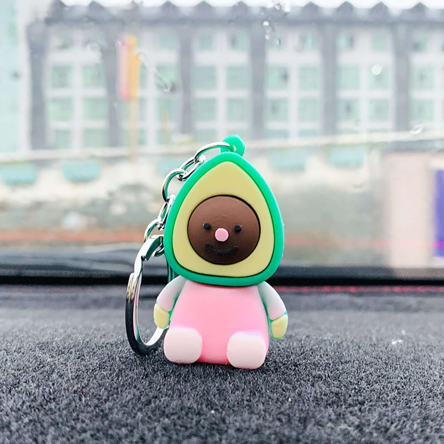 Peris Gems Style 5 Avocado Keychains | Cute Smiling Heart Avocado Avocado Keychains | Cute Smiling Heart Avocado Keyring SHEIN Amazon Temu