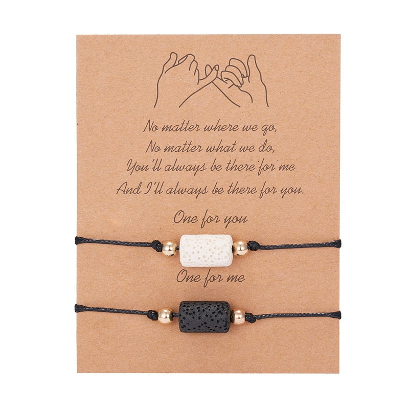 Peris Gems Style 6 Couples 2pc Love Bracelet Set | Braided Rope Charm Bracelets SHEIN Amazon Temu