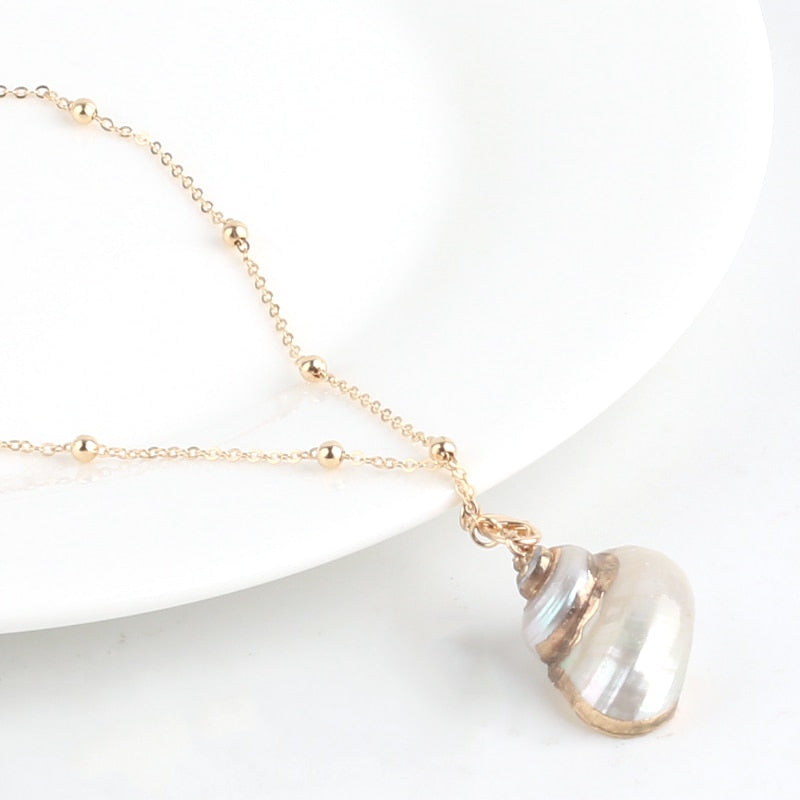 Peris Gems Style 7 Boho Conch Shell Necklace for Women | Gold Seashell Necklace SHEIN Amazon Temu