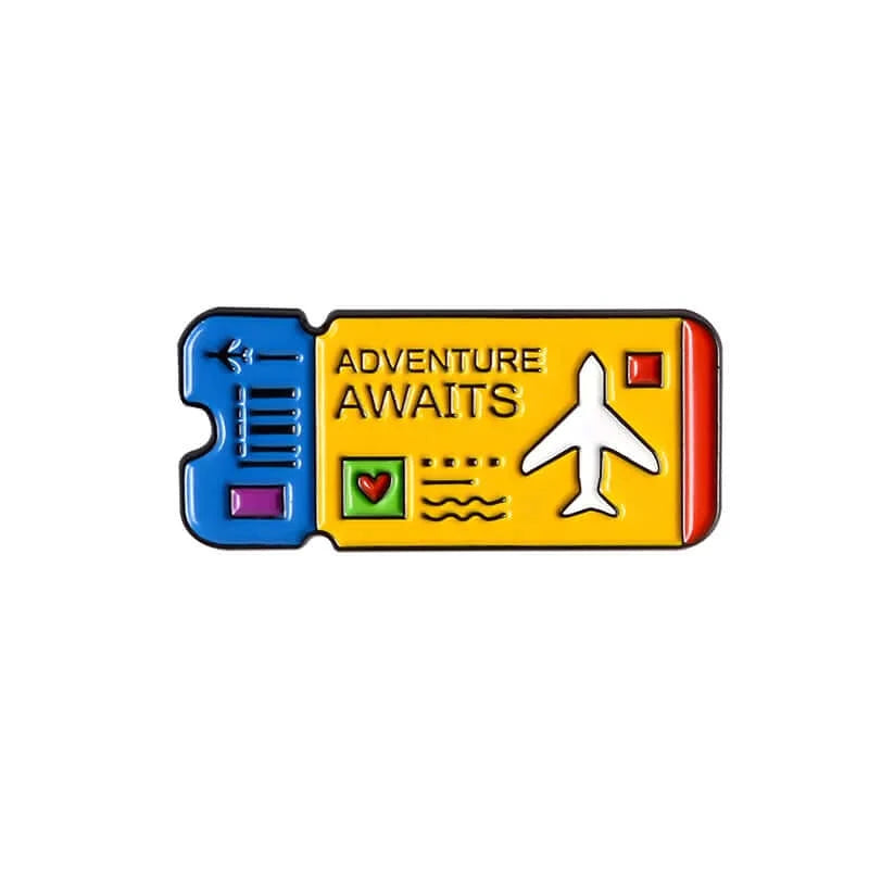 Peris Gems Style 8 Adventure Travel Lover Theme Lapel Pin Badges Unisex SHEIN Amazon Temu