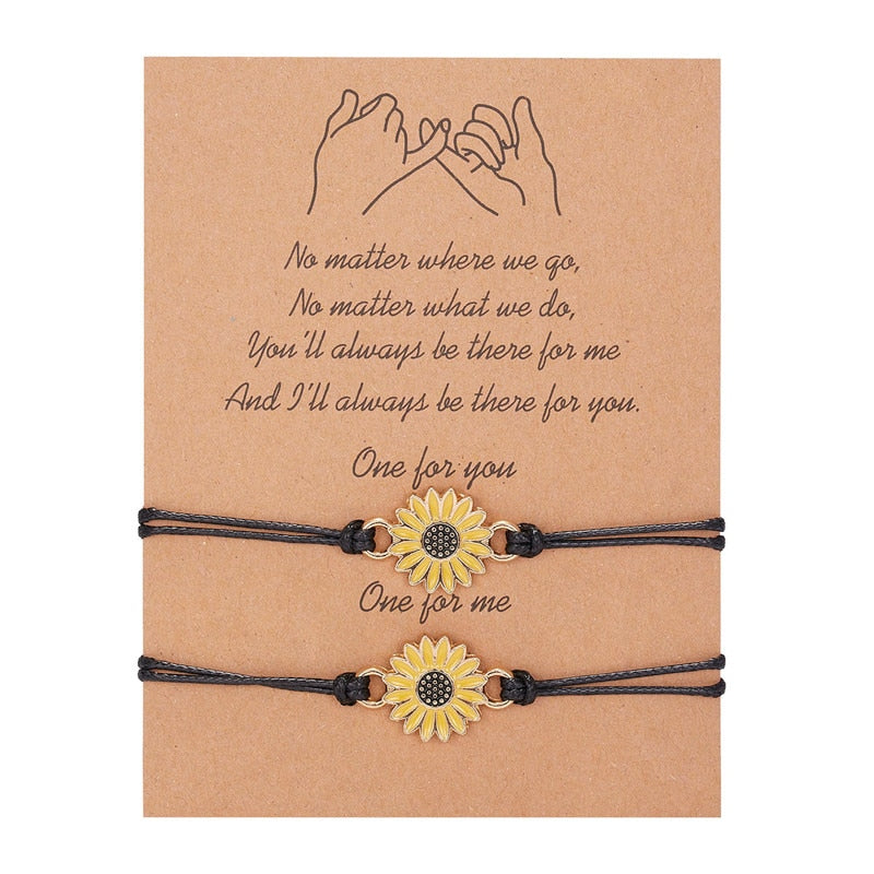 Peris Gems Style 8 Couples 2pc Love Bracelet Set | Braided Rope Charm Bracelets SHEIN Amazon Temu