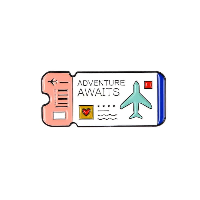 Peris Gems Style 9 Adventure Travel Lover Theme Lapel Pin Badges Unisex SHEIN Amazon Temu