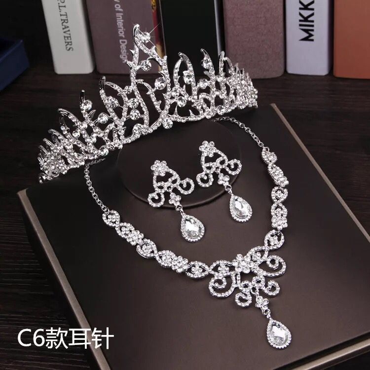 Peris Gems Style M Diamond Crystal Butterfly Bridal Jewelry Sets | 3PC Necklace Earring Tiara Set SHEIN Amazon Temu