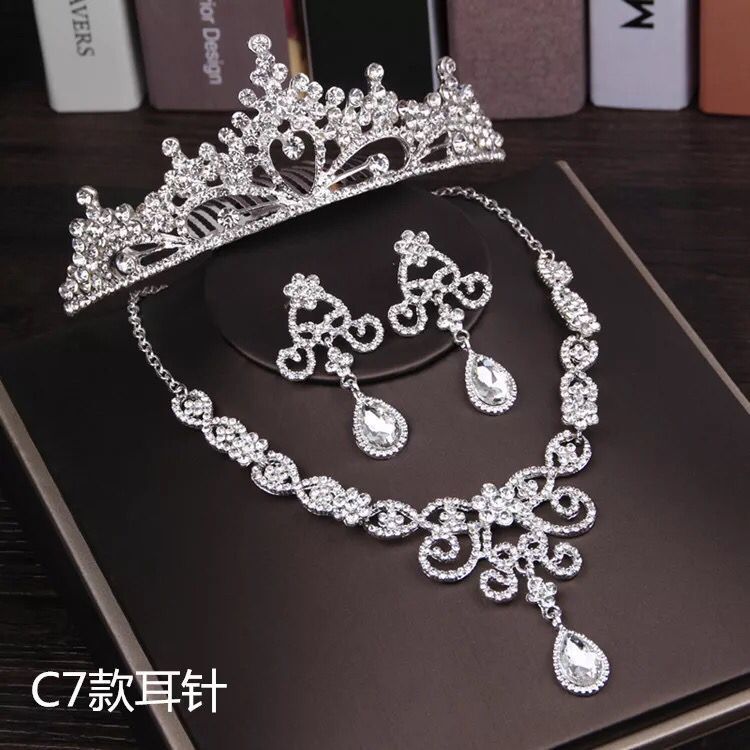 Peris Gems Style N Diamond Crystal Butterfly Bridal Jewelry Sets | 3PC Necklace Earring Tiara Set SHEIN Amazon Temu