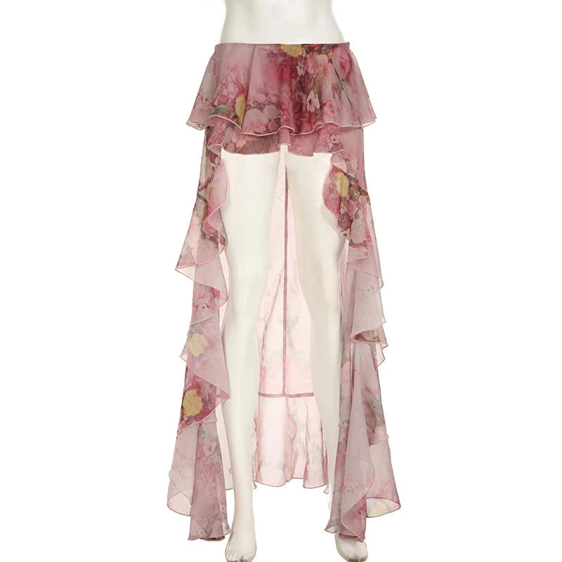 Peris Gems SUCHCUTE Y2K Vacation Floral Printed Long Skirts Holiday Beach Sexy Low Waist Aesthetics Lace Skirt Women Grunge Party Outfits SUCHCUTE Y2K Vacation Floral Printed Long Skirts Holiday Beach Sexy Low Waist Aesthetics Lace Skirt Women Grunge Party Outfits SHEIN Amazon Temu