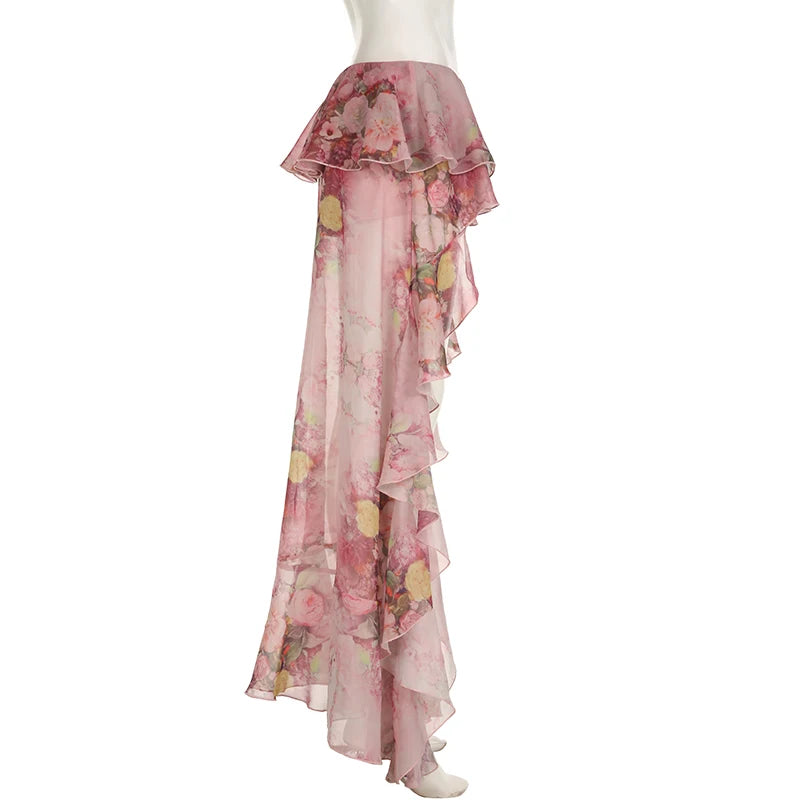 Peris Gems SUCHCUTE Y2K Vacation Floral Printed Long Skirts Holiday Beach Sexy Low Waist Aesthetics Lace Skirt Women Grunge Party Outfits SUCHCUTE Y2K Vacation Floral Printed Long Skirts Holiday Beach Sexy Low Waist Aesthetics Lace Skirt Women Grunge Party Outfits SHEIN Amazon Temu