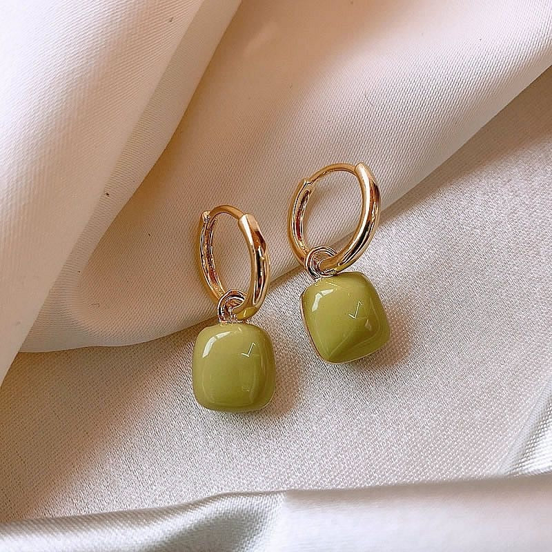 Peris Gems Temperament Heart Love Dangle Earrings for Women | Geometric Acrylic Earrings SHEIN Amazon Temu