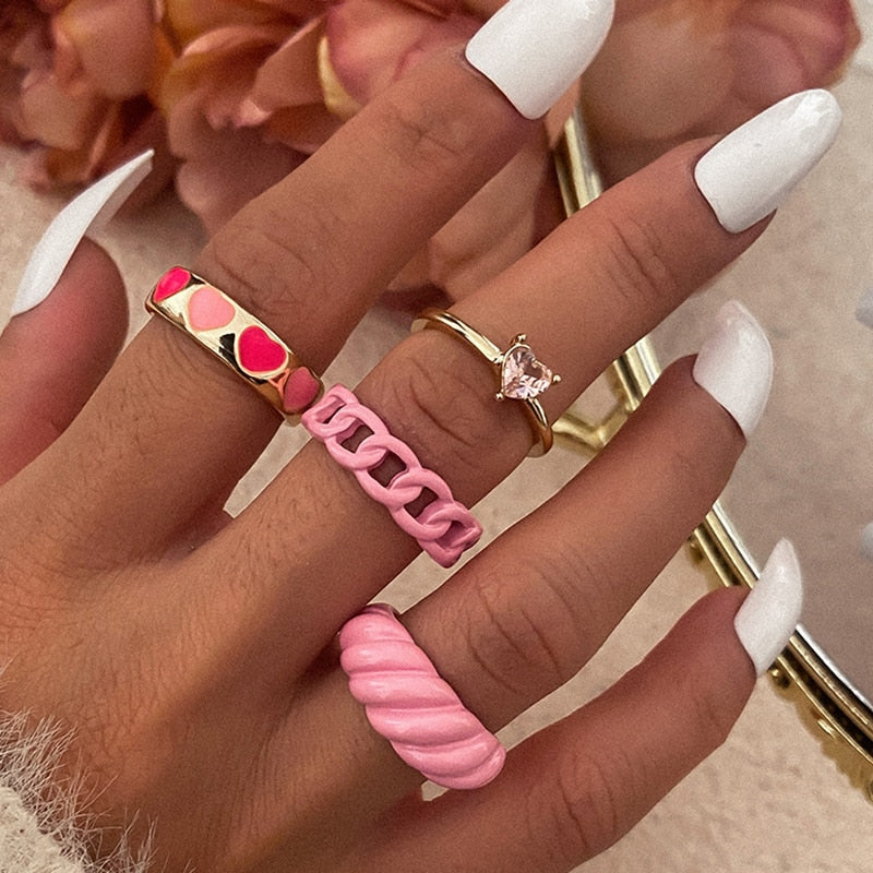 Peris Gems Tennis Gold Open Baguette Rings for Women | Gold Fashionable Rings for Women SHEIN Amazon Temu