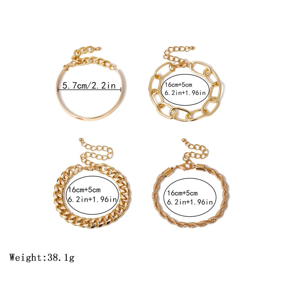 Peris Gems Thick Gold Miami Cuban Curb Lock Pendant Bracelet Set for Women Thick Gold Miami Cuban Curb Lock Pendant Bracelet Set Women SHEIN Amazon Temu