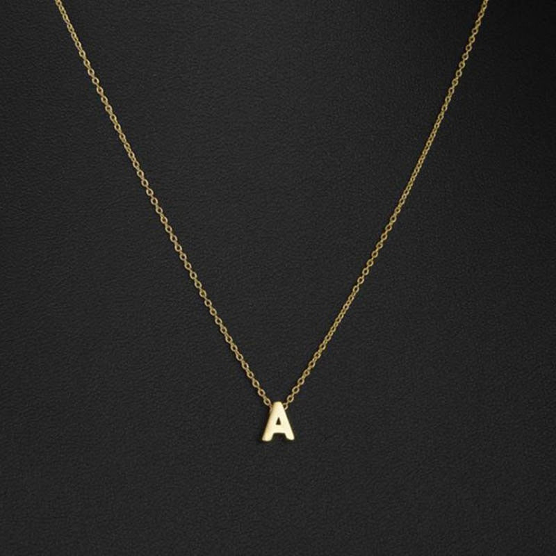 Peris Gems Thin Initial Letter Pendant Necklaces Unisex | Gold and Silver Letters Thin Initial Letter Pendant Necklaces Unisex | Gold Silver SHEIN Amazon Temu