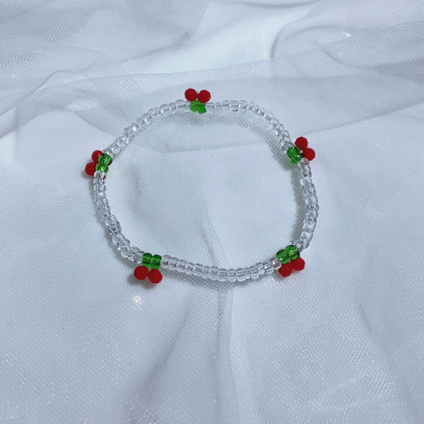 Peris Gems transparent bracelet Bohemia Red Cherry Bead Necklaces for Women SHEIN Amazon Temu