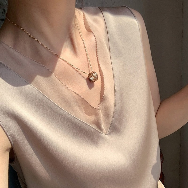 Peris Gems Tunic Satin No Sleeve Shirt for Women | Elegant Silk Tops SHEIN Amazon Temu