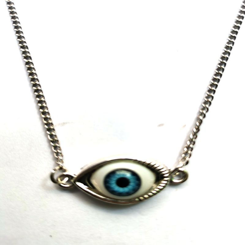 Peris Gems Twisted chain 1 Blue Evil Eye Choker Necklace for Women | Protective Necklaces Blue Evil Eye Choker Necklace for Women Protective Necklaces SHEIN Amazon Temu