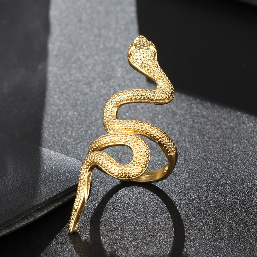 Peris Gems Twisted Snake Metal Rings for Women | Gold and Silver Snake Rings Twisted Snake Metal Rings for Women | Gold Silver Snake Ring SHEIN Amazon Temu
