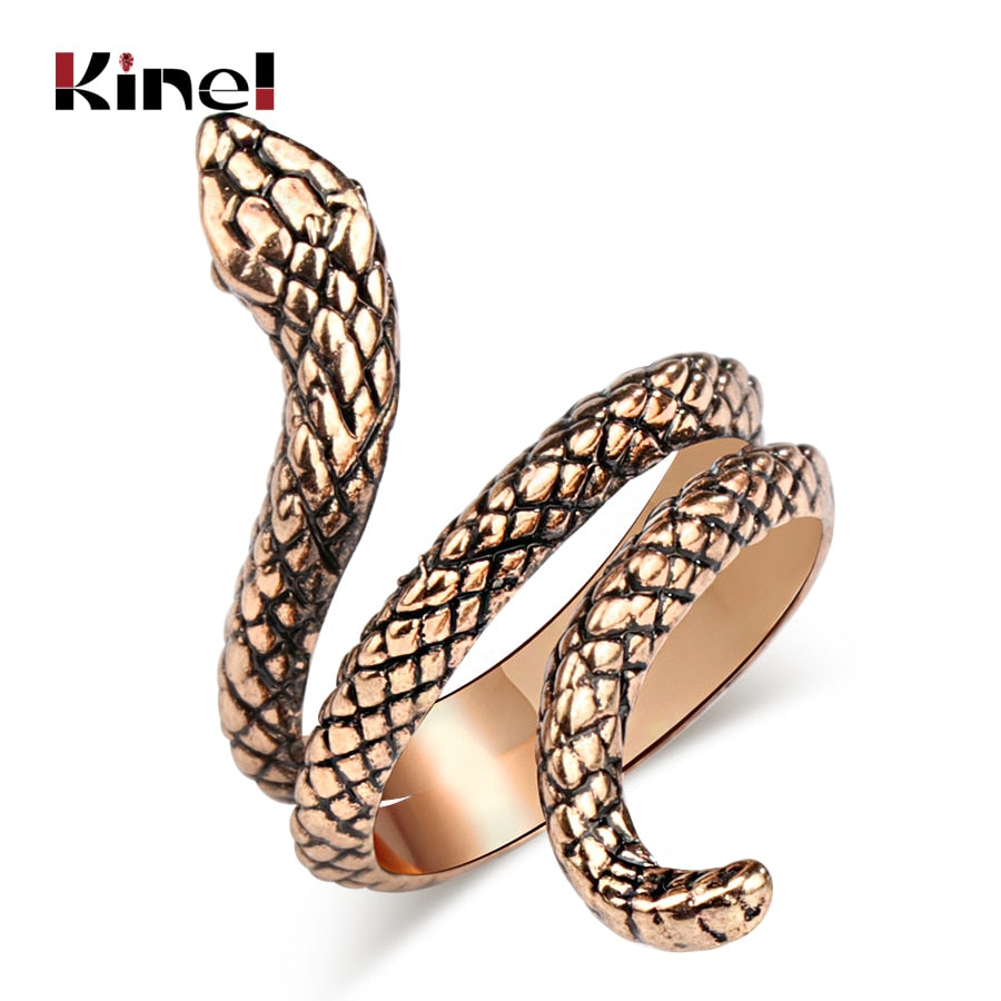 Peris Gems Twisted Snake Metal Rings for Women | Gold and Silver Snake Rings Twisted Snake Metal Rings for Women | Gold Silver Snake Ring SHEIN Amazon Temu