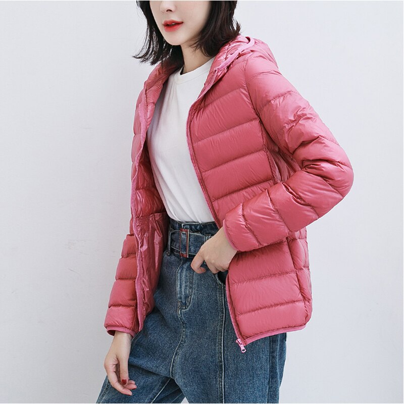 Peris Gems Ultra-Light Puff Parka Jackets for Women | Solid Slim Jacket SHEIN Amazon Temu