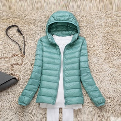 Peris Gems Ultra-Light Puff Parka Jackets for Women | Solid Slim Jacket SHEIN Amazon Temu
