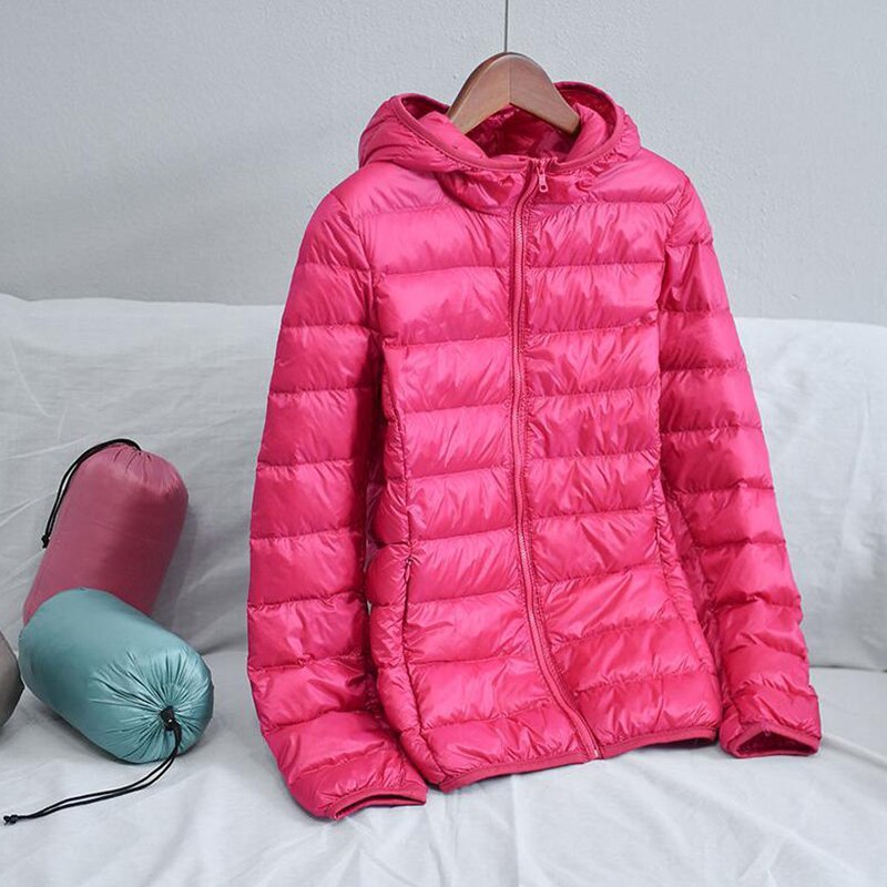 Peris Gems Ultra-Light Puff Parka Jackets for Women | Solid Slim Jacket SHEIN Amazon Temu