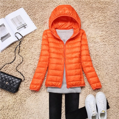 Peris Gems Ultra-Light Puff Parka Jackets for Women | Solid Slim Jacket SHEIN Amazon Temu