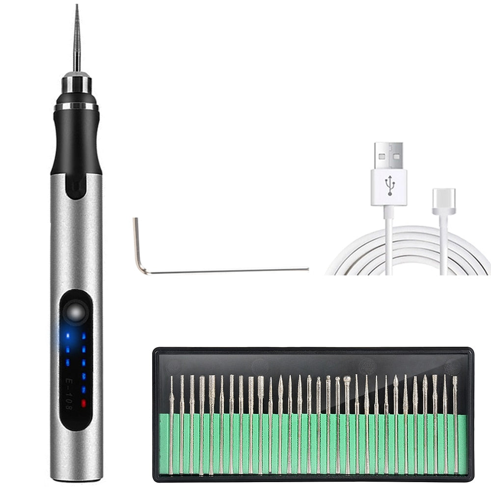 Peris Gems USB Cordless Rotary Tool Kit | Woodworking Engraving Pen SHEIN Amazon Temu