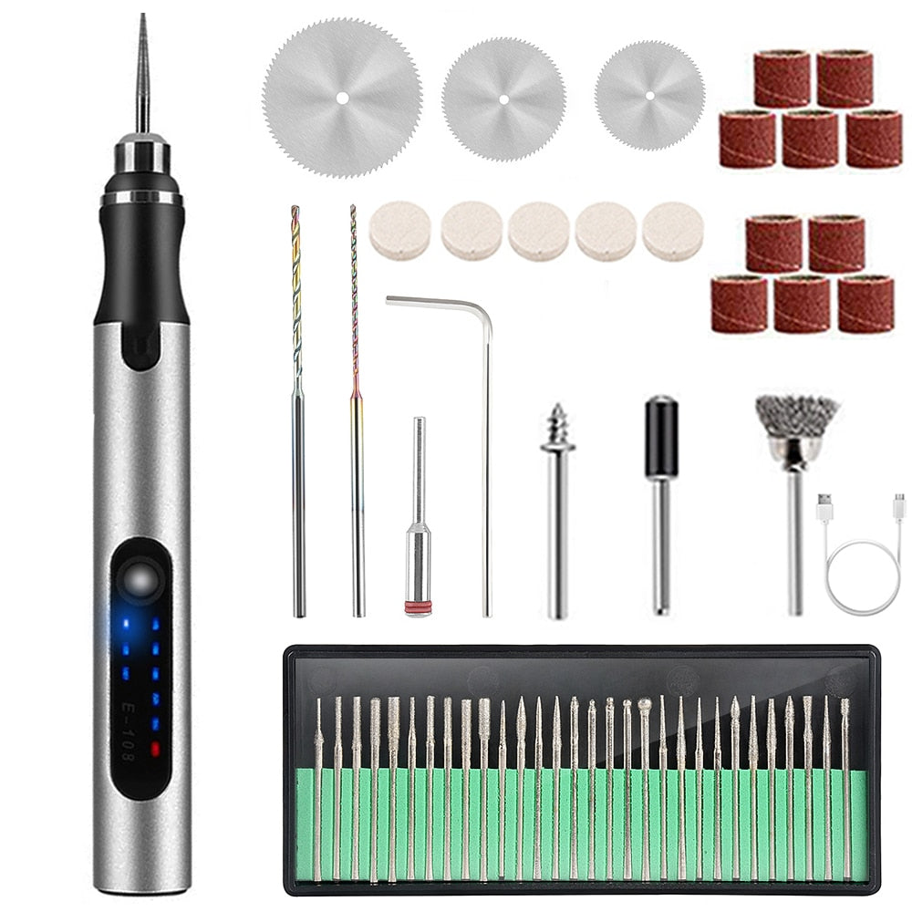 Peris Gems USB Cordless Rotary Tool Kit | Woodworking Engraving Pen SHEIN Amazon Temu