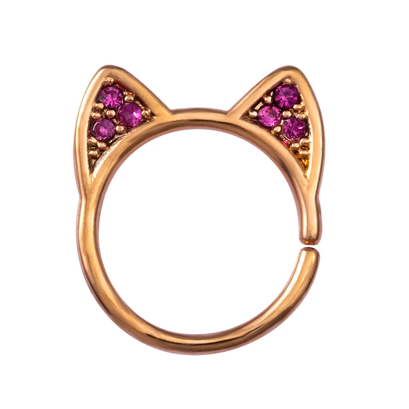 Peris Gems V-Shaped Nose Ring Piercings for Women | Septum Tragus Cartilage Piercing V-Shaped Nose Ring Piercings for Women | Septum Piercing SHEIN Amazon Temu