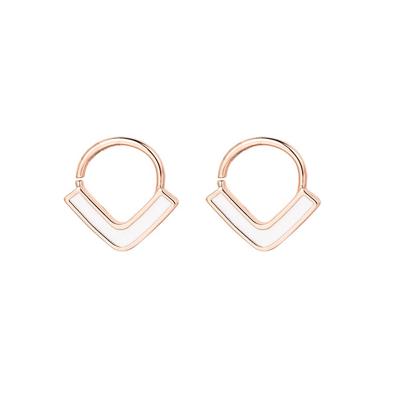 Peris Gems V-Shaped Nose Ring Piercings for Women | Septum Tragus Cartilage Piercing V-Shaped Nose Ring Piercings for Women | Septum Piercing SHEIN Amazon Temu