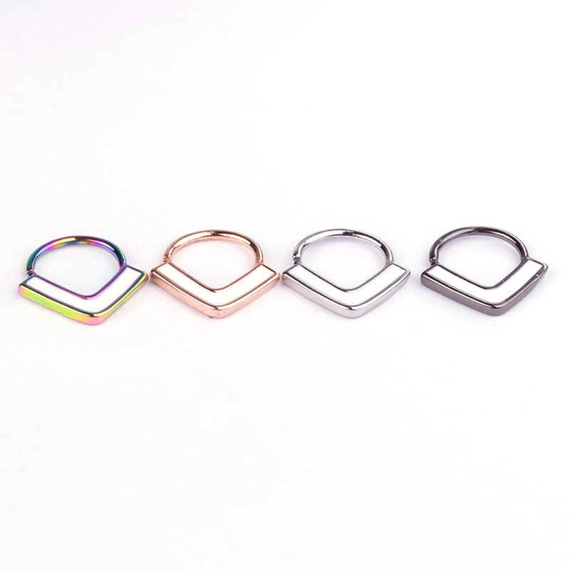 Peris Gems V-Shaped Nose Ring Piercings for Women | Septum Tragus Cartilage Piercing V-Shaped Nose Ring Piercings for Women | Septum Piercing SHEIN Amazon Temu