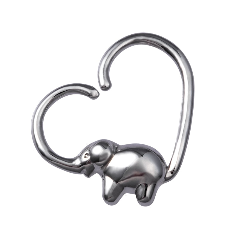 Peris Gems V-Shaped Nose Ring Piercings for Women | Septum Tragus Cartilage Piercing V-Shaped Nose Ring Piercings for Women | Septum Piercing SHEIN Amazon Temu