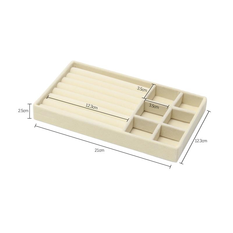 Peris Gems Velvet Jewelry Display Stackable Tray Case SHEIN Amazon Temu