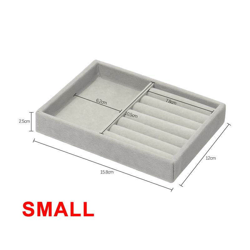 Peris Gems Velvet Jewelry Display Stackable Tray Case SHEIN Amazon Temu