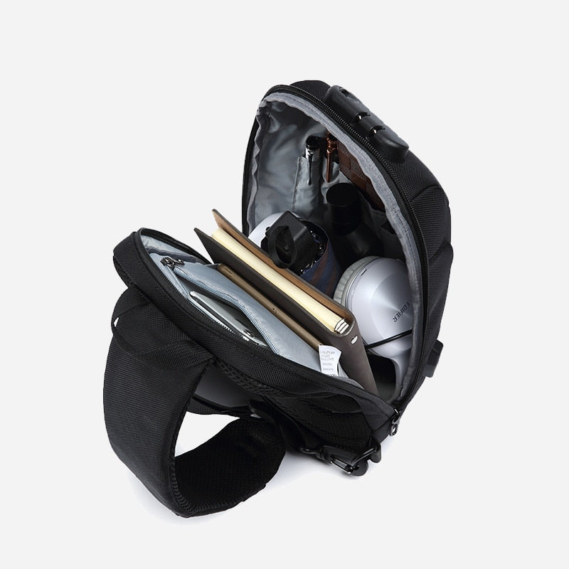 Peris Gems Waterproof Anti-Theft USB Messenger Bag | Adjustable Lock Bag SHEIN Amazon Temu