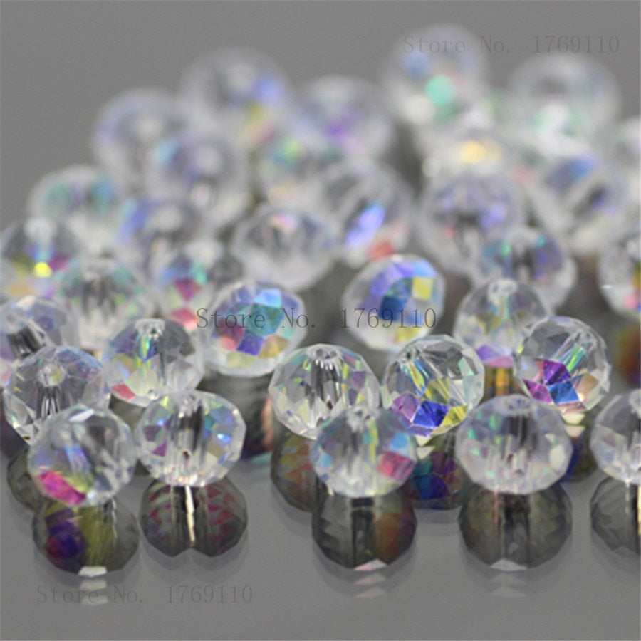 Peris Gems white ab / 2mm 170pcs Per Bag Crystal Beads for Jewelry Making | DIY Round Beads SHEIN Amazon Temu