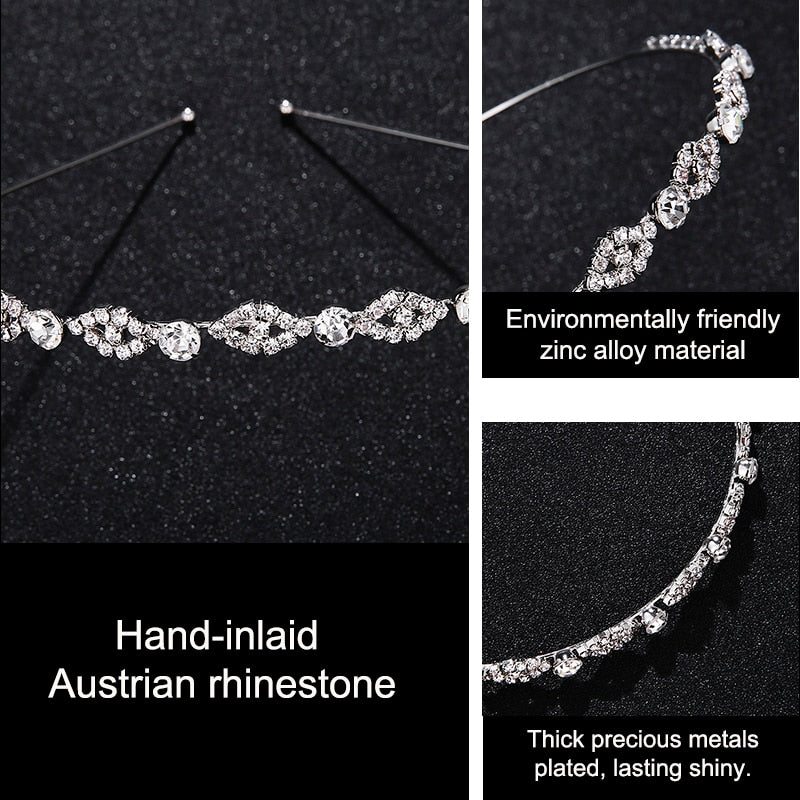 Peris Gems White Diamond Evil Eye Headband for Women | Silver Hair Accessories White Diamond Evil Eye Headband for Women | Hair Accessories SHEIN Amazon Temu