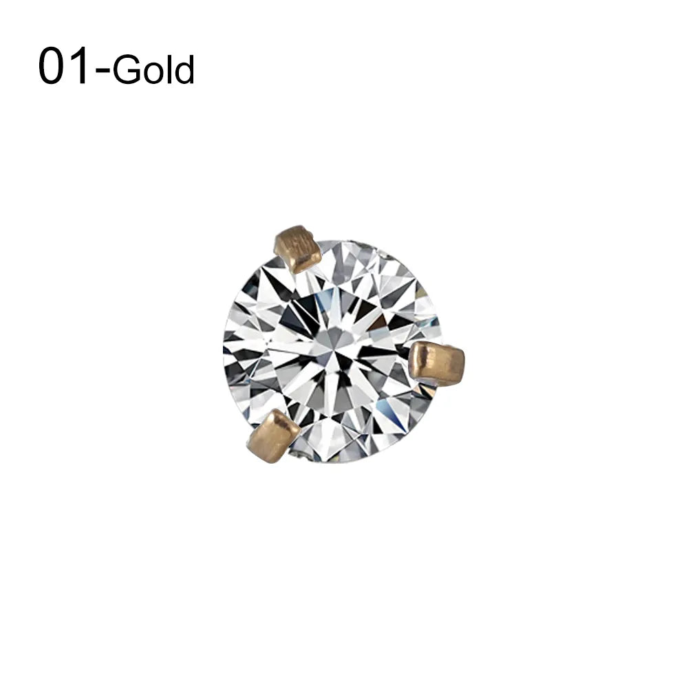 Peris Gems White Diamond Square Stud Earrings for Women SHEIN Amazon Temu