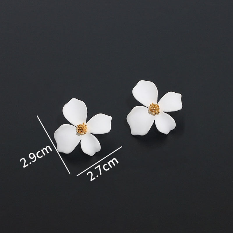 Peris Gems White Flower Pearl Drop Earrings Collection for Women SHEIN Amazon Temu