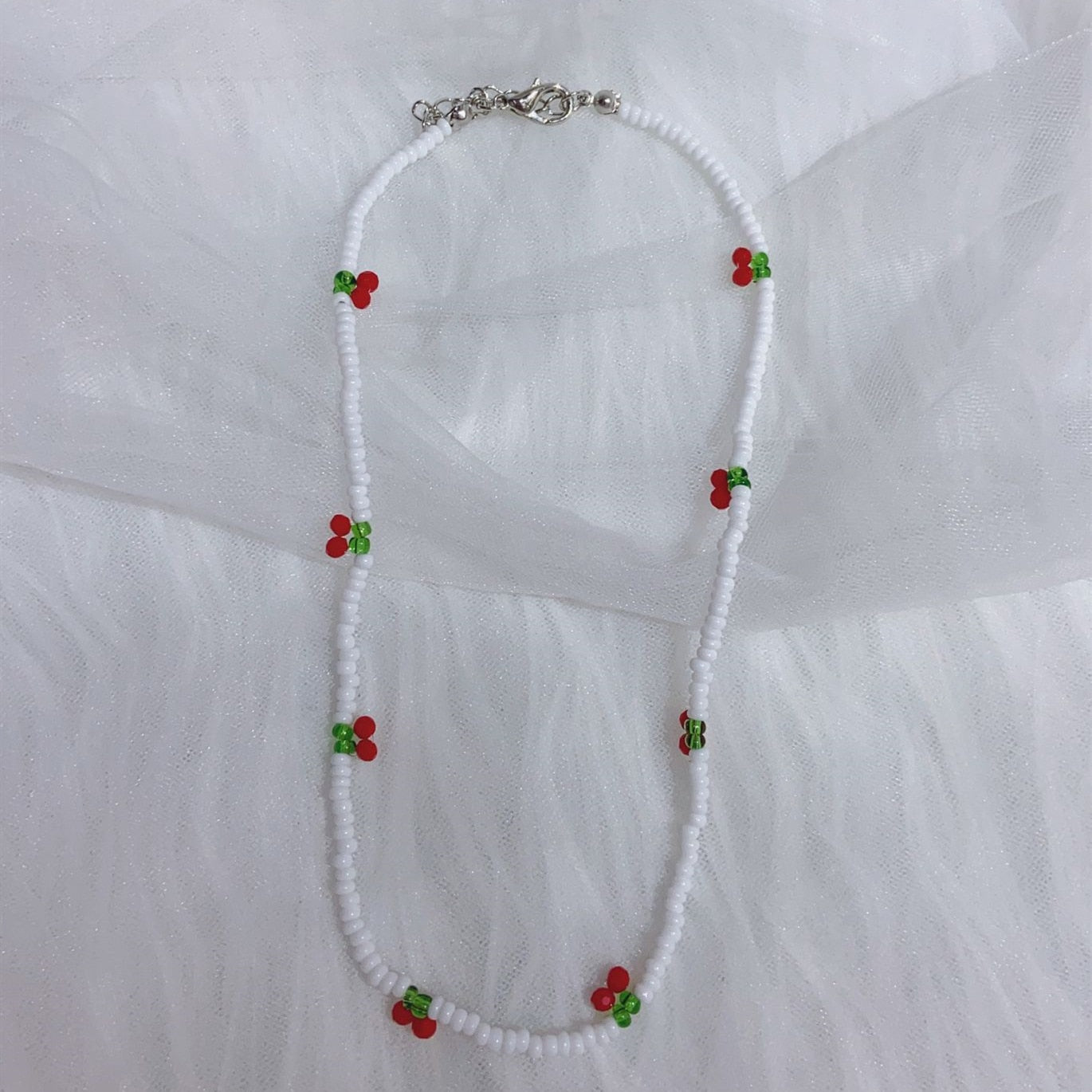 Peris Gems white necklace Bohemia Red Cherry Bead Necklaces for Women SHEIN Amazon Temu