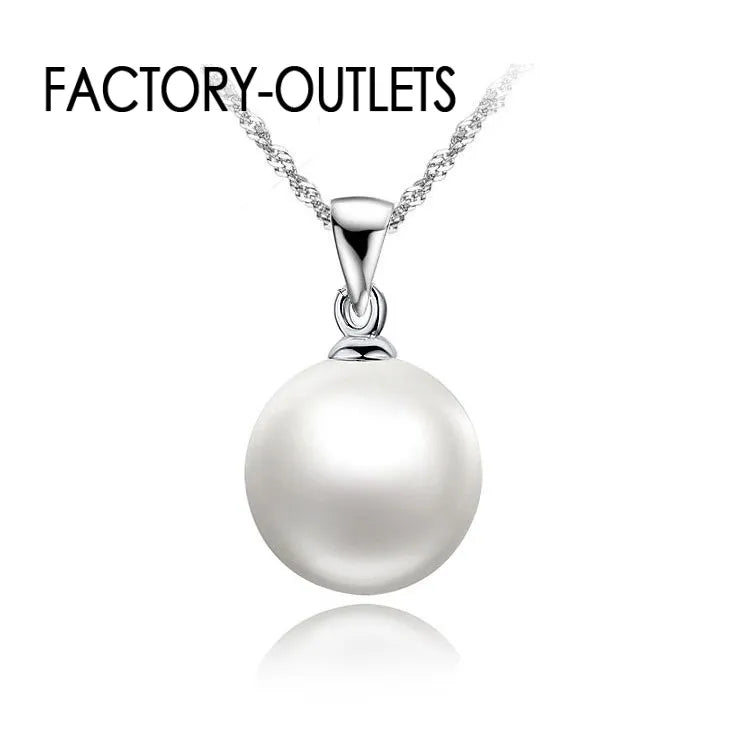 Peris Gems White Necklace Pearl 925 Silver Needle Dangle Earrings for Women SHEIN Amazon Temu