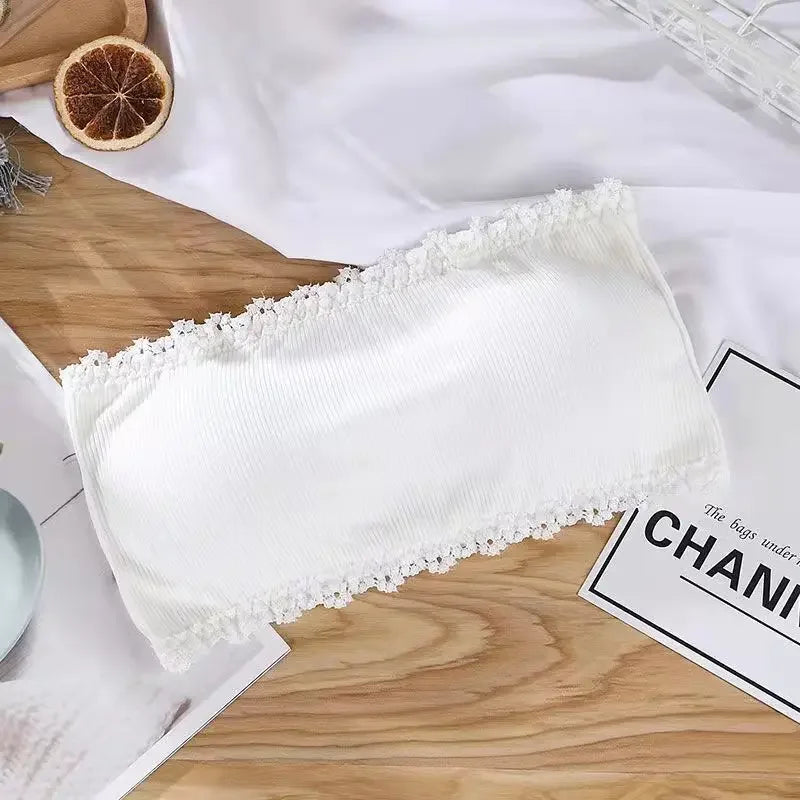 Peris Gems white / One Size Lace Strapless Bra Women Sexy Tube Top Invisible Push Up Bralette Lady Seamless Underwea Lingerie Summer Chest Wraps Crop Tops Lace Strapless Bra Women Sexy Tube Top Invisible Push Up Bralette Lady Seamless Underwea Lingerie Summer Chest Wraps Crop Tops SHEIN Amazon Temu