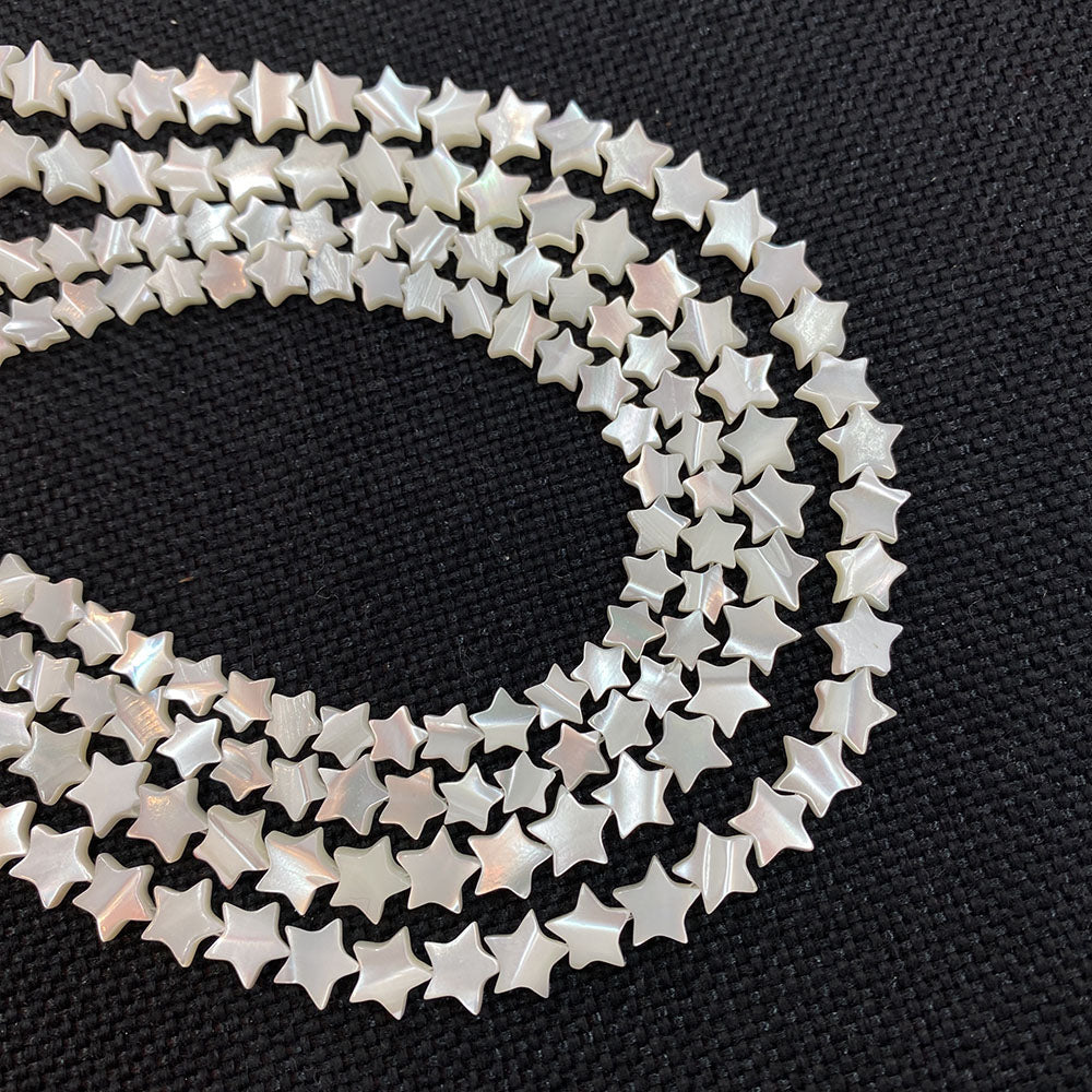 Peris Gems White shell / 6mm Natural White Star Pearl Beads for DIY Jewelry Making SHEIN Amazon Temu