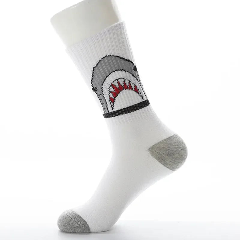 Peris Gems white Spring summer high Quality Harajuku chaussette Style Socks For Women Men&