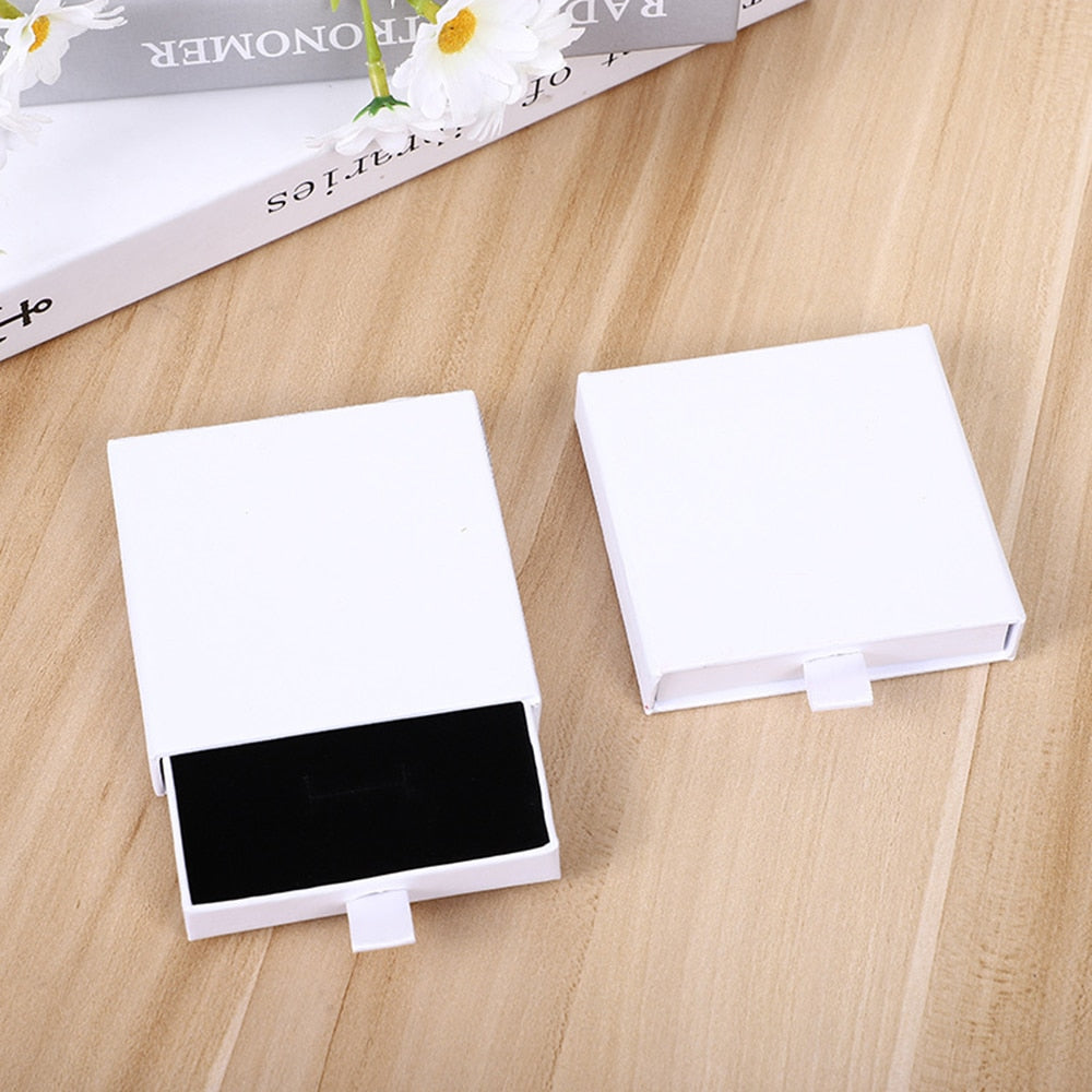 Peris Gems White Thick Kraft Paper Drawer Jewelry Display Storage Box SHEIN Amazon Temu