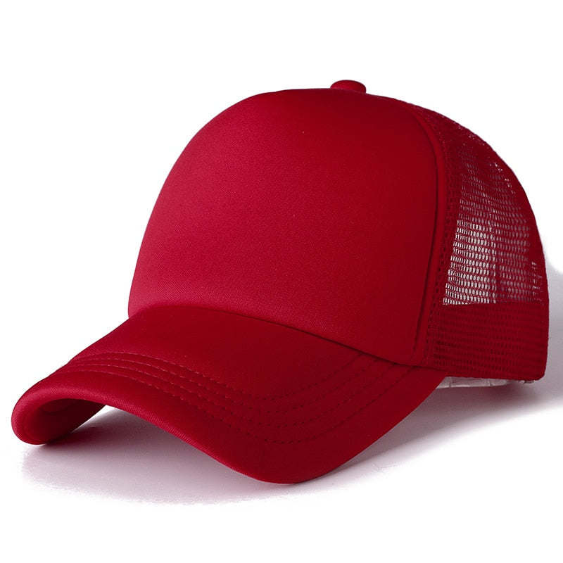 Peris Gems Wine Red / 54cm-60cm Casual Plain Mesh Baseball Cap Unisex | Adjustable Snapback Hats Casual Plain Mesh Baseball Cap Unisex | Adjustable Hats SHEIN Amazon Temu