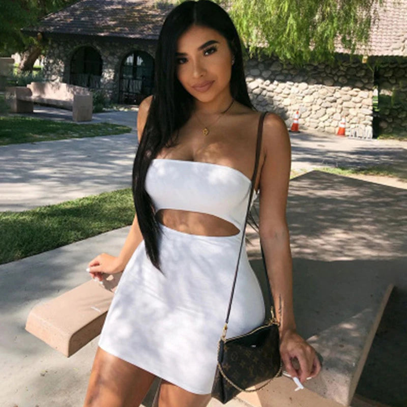Peris Gems Women Sexy Dress Summer Sundress Female Party Dress Casual Hollow bag hip tube top strapless sleeveless slim dress Halter Dress Women Sexy Dress Summer Sundress Female Party Dress Casual Hollow bag hip tube top strapless sleeveless slim dress Halter Dress SHEIN Amazon Temu