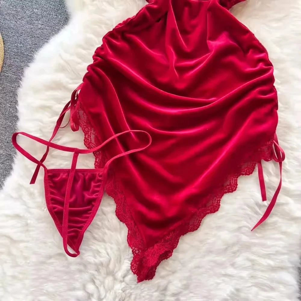 Peris Gems Women Sexy Red Ruched Mini Dress Sleeveless Backless Spaghetti Strap Dress Drawstring Bodycon Party Club Dress with Thong Women Sexy Red Ruched Mini Dress Sleeveless Backless Spaghetti Strap Dress Drawstring Bodycon Party Club Dress with Thong SHEIN Amazon Temu