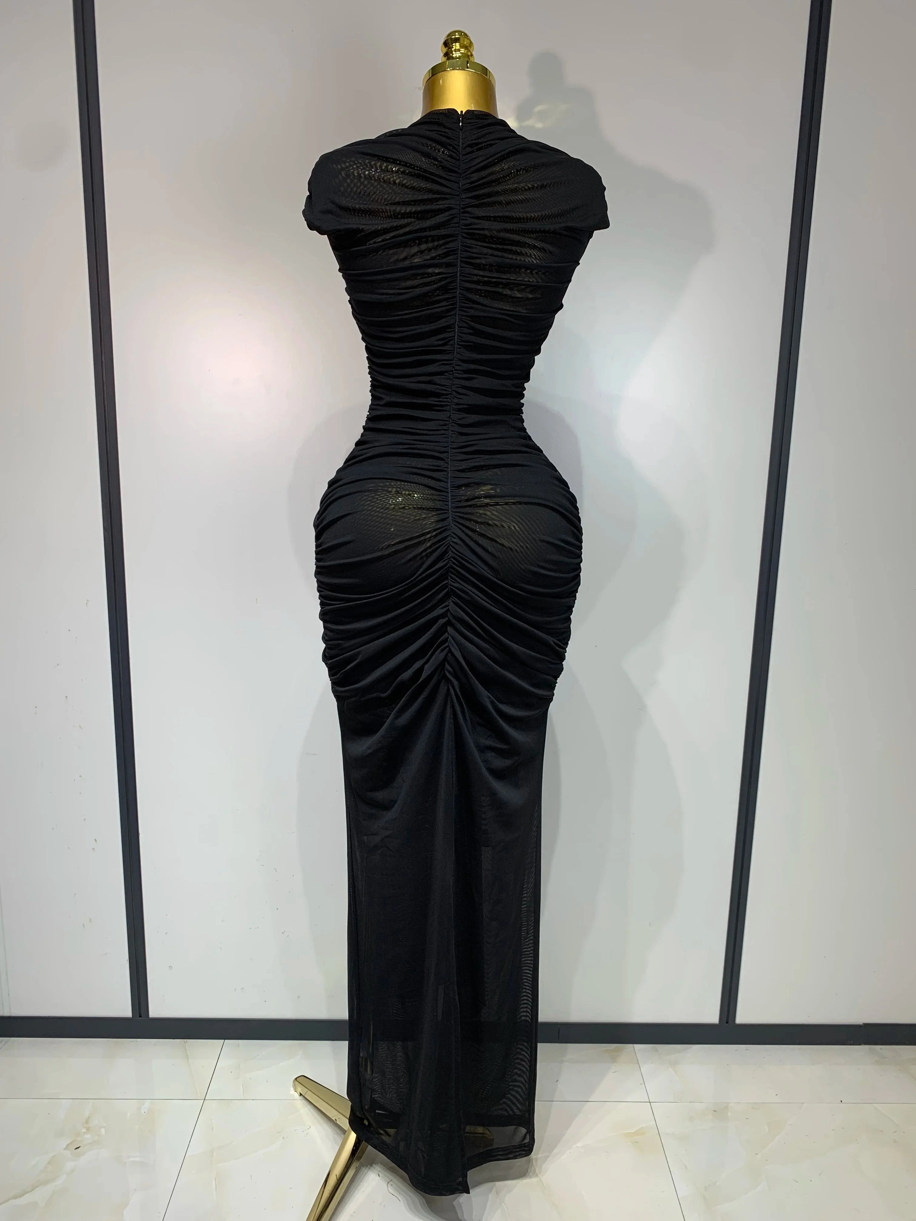 Peris Gems Women Sexy Sleeveless O-Neck Bodycon Mesh Long Dress Hollow Out Celebrate Fashion Show Celebrity Evening Party Club Dress Women Sexy Sleeveless O-Neck Bodycon Mesh Long Dress Hollow Out Celebrate Fashion Show Celebrity Evening Party Club Dress SHEIN Amazon Temu
