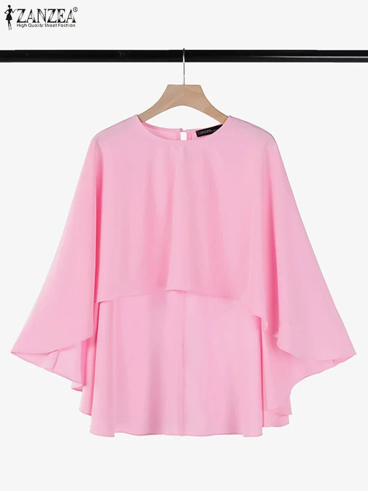 Peris Gems Women Solid Party Work Dress Sets ZANZEA Spring Fashion Poncho Blouse Pleated Sundress 2pcs Outfits Elegant Matching Sets 2025 Women Solid Party Work Dress Sets ZANZEA Spring Fashion Poncho Blouse Pleated Sundress 2pcs Outfits Elegant Matching Sets 2025 SHEIN Amazon Temu