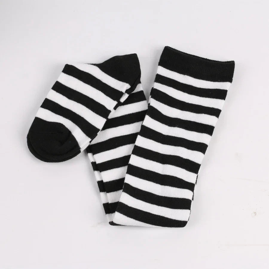 Peris Gems Womens Striped Thigh High Stockings Ladies Girls Black White pink Long Over Above Knee Socks Cosplay Lolita Harajuku Y2k 2025 Womens Striped Thigh High Stockings Ladies Girls Black White pink Long Over Above Knee Socks Cosplay Lolita Harajuku Y2k 2025 SHEIN Amazon Temu