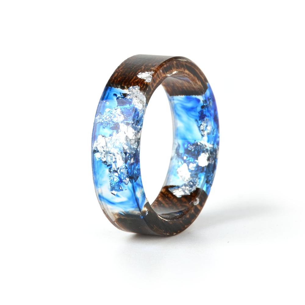 Peris Gems Wood Resin Dried Flower Rings for Women | Epoxy Rings Collection SHEIN Amazon Temu