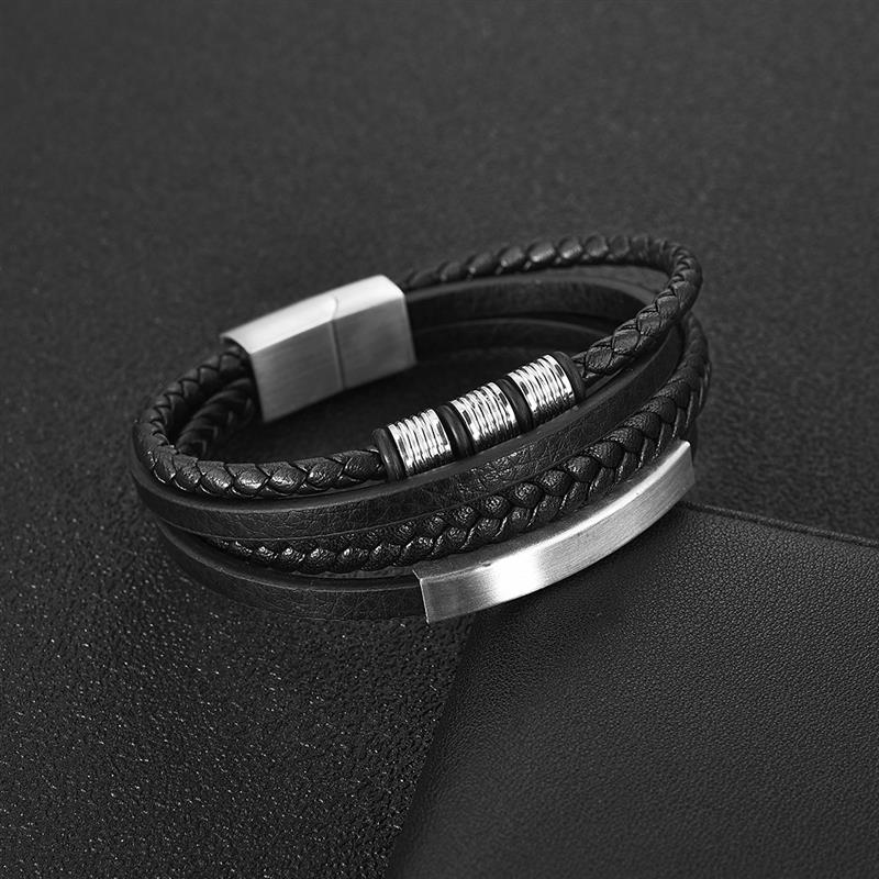 Peris Gems Woven Multilayered Bracelets Unisex | Stainless-Steel Clasp SHEIN Amazon Temu